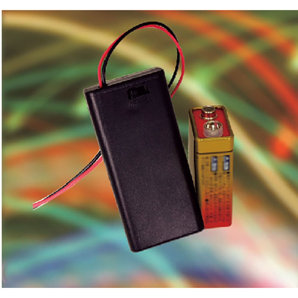 ＥＬＰＡ　ＳＷ付カバー付電池ボックス９Ｖ　ＵＭ－ＳＣ００６ＮＨ＿