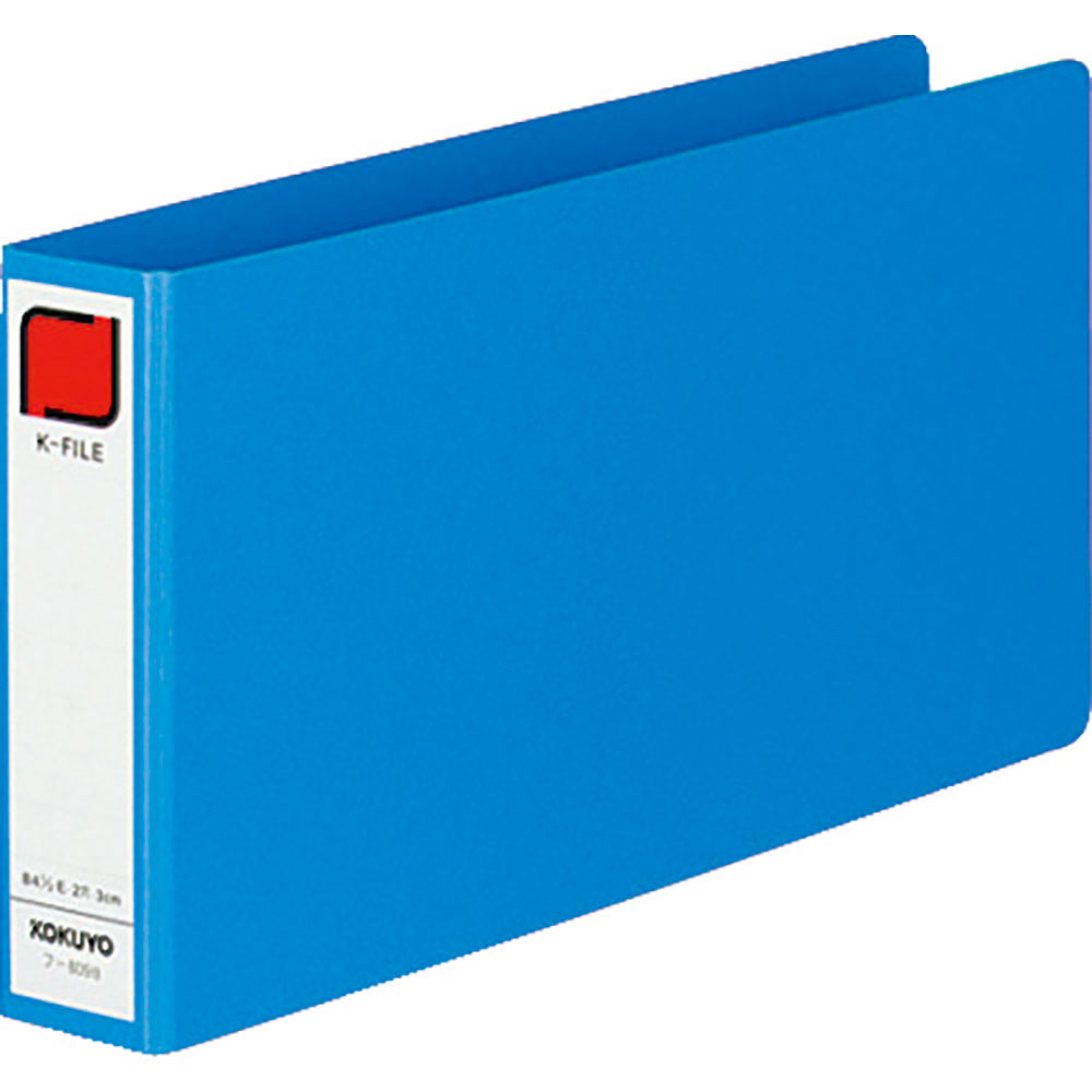 ＫＯＫＵＹＯ　統一伝票用Ｋファイル３０ｍｍとじＢ４・１／３横　青　フ－８０９Ｂ　５１１３７８１６＿