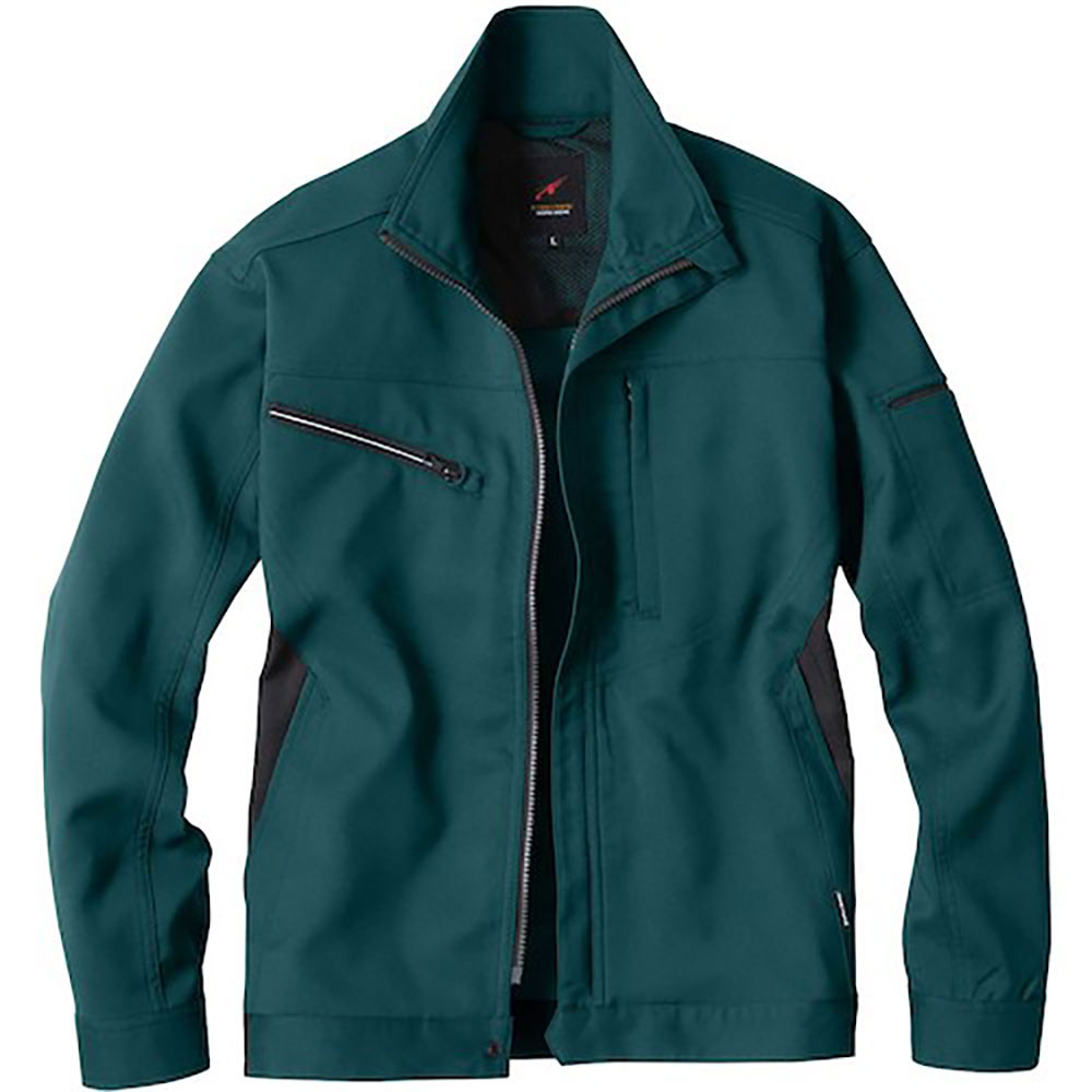 ｂｉｇｂｏｒｎ　ブルゾン　ディープグリーン×ブラック　ＬＬサイズ　ＥＢＡ１９６－２８－ＬＬ＿