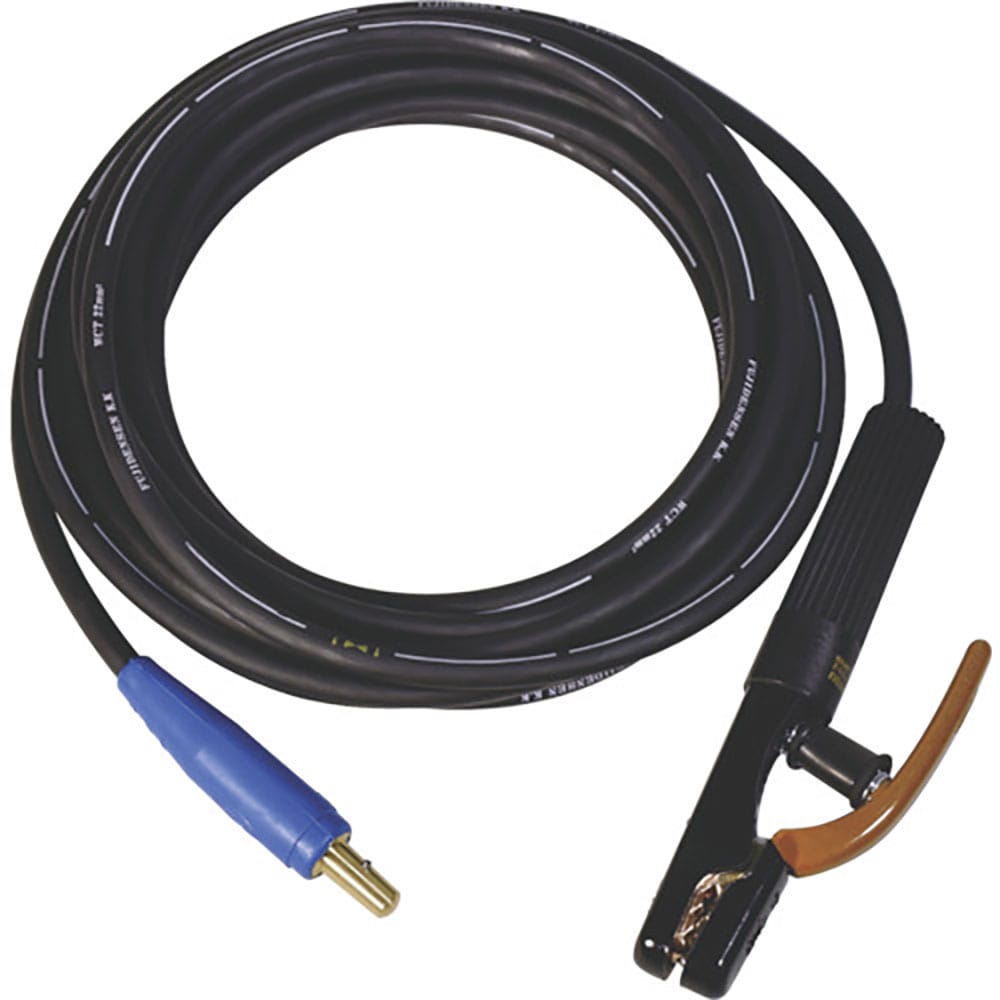 ＮＩＣＨＩＤＯ　アースクリップ（オスジョイント付）　５ｍ　ＷＣＴ３８ｓｑ　ＮＡ－ＨＪ５Ｋ＿