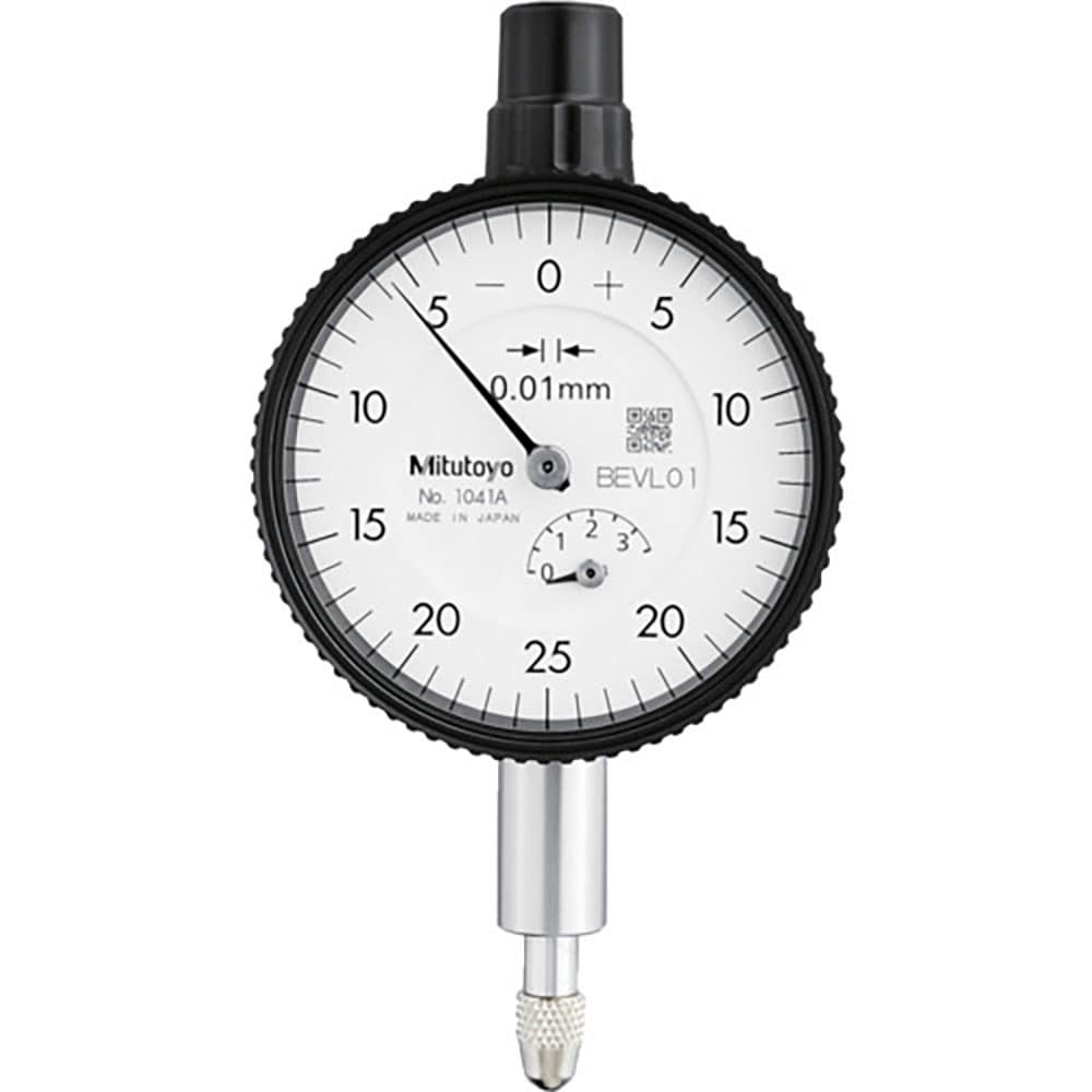 ＭＩＴＵＴＯＹＯ　小型ダイヤルゲージ（耳金付裏ぶたタイプ）　測定範囲０～３．５ｍｍ　最小表示０．０＿