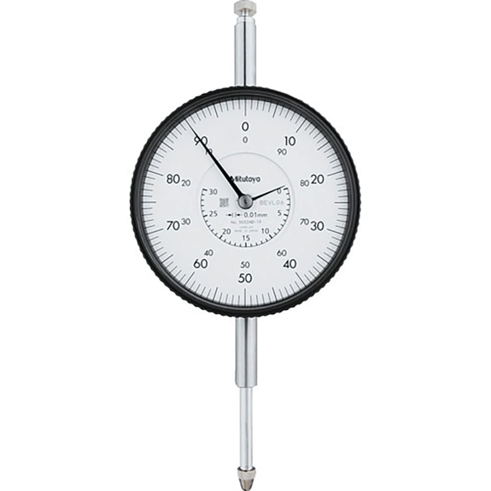 ＭＩＴＵＴＯＹＯ　大型ダイヤルゲージ（平裏ぶたタイプ）　測定範囲０～３０ｍｍ　最小表示０．０１ｍｍ＿