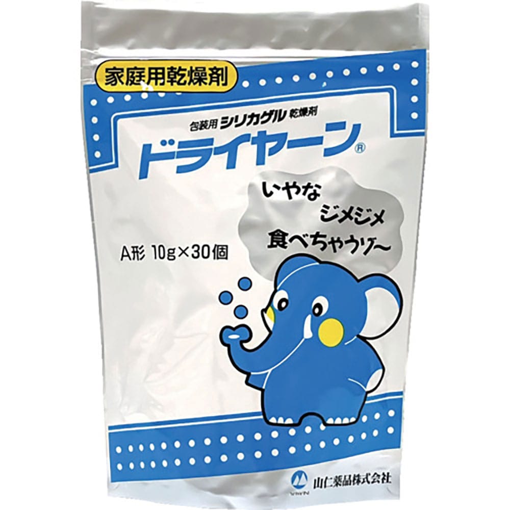 山仁薬品　シリカゲルドライヤーン分包品ＯＰ１０ＧＸ３０個　ＯＰ１０Ｇ　３０＿