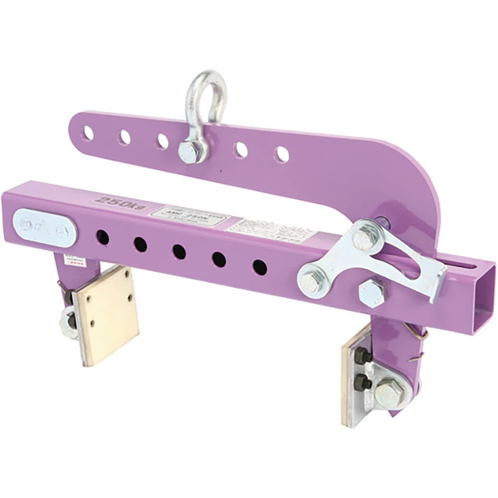 スーパー　コンクリート二次製品用万能型吊クランプ　キャパ調整式（パッド式）容量５００ｋｇ　ＡＭＣ５＿