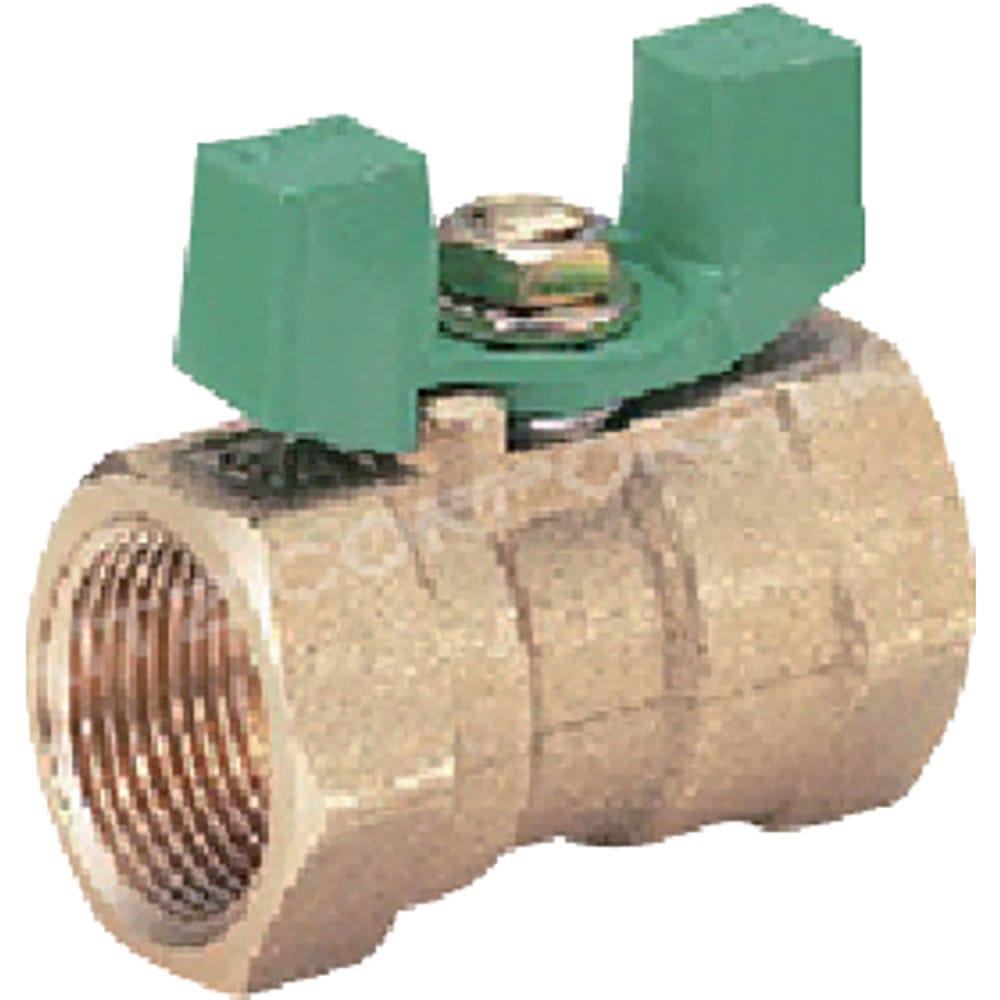 ＫＩＴＺ　黄銅製ボールバルブ　Ｔボール　ＴＫＷ型　１０Ａ（３／８Ｂ）　ＴＫＷ３／８＿