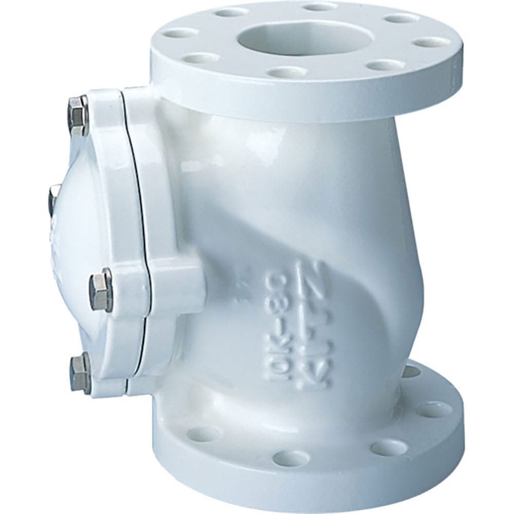 ＫＩＴＺ　鋳鉄ライニングバルブ　フランジ形ボール逆止め弁　呼び径５０Ａ　（２インチ）　１０ＦＣＦＴ＿