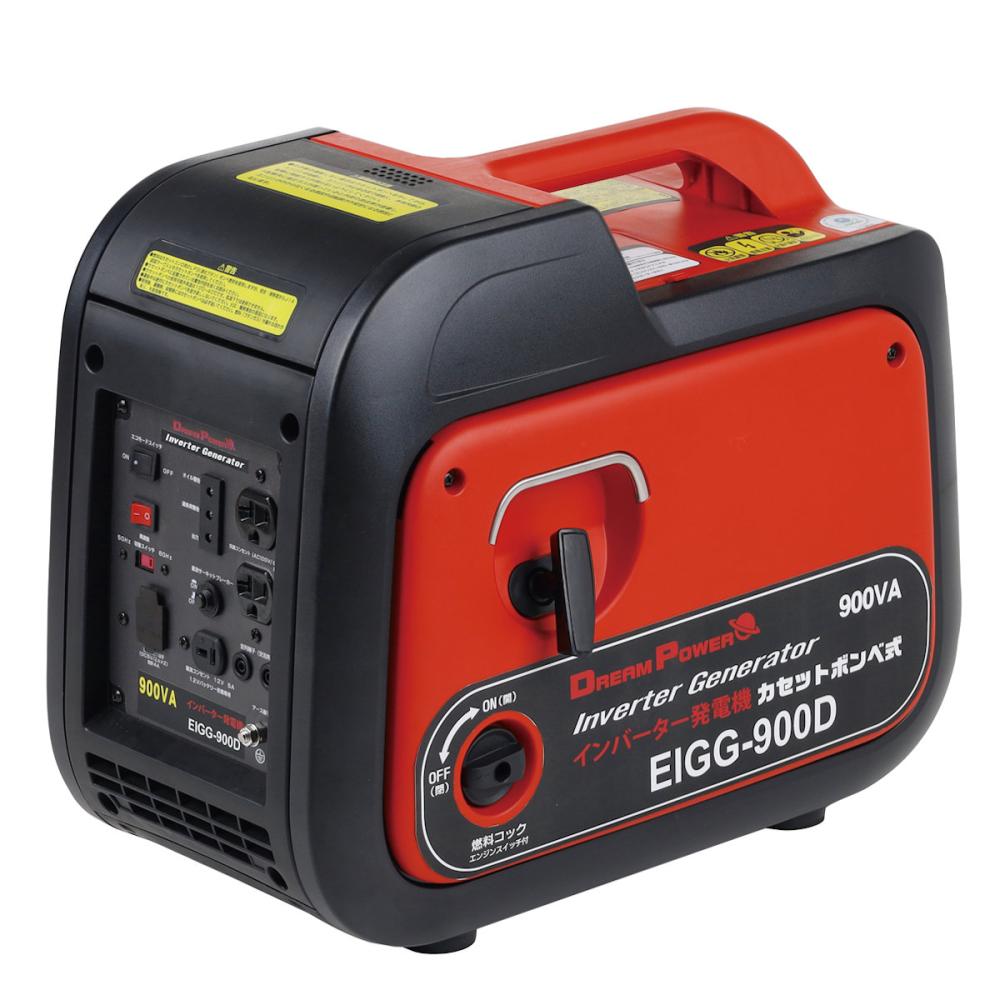 ナカトミ　ドリ－ムパワ－ガス発電機　ＥＩＧＧ９００Ｄ