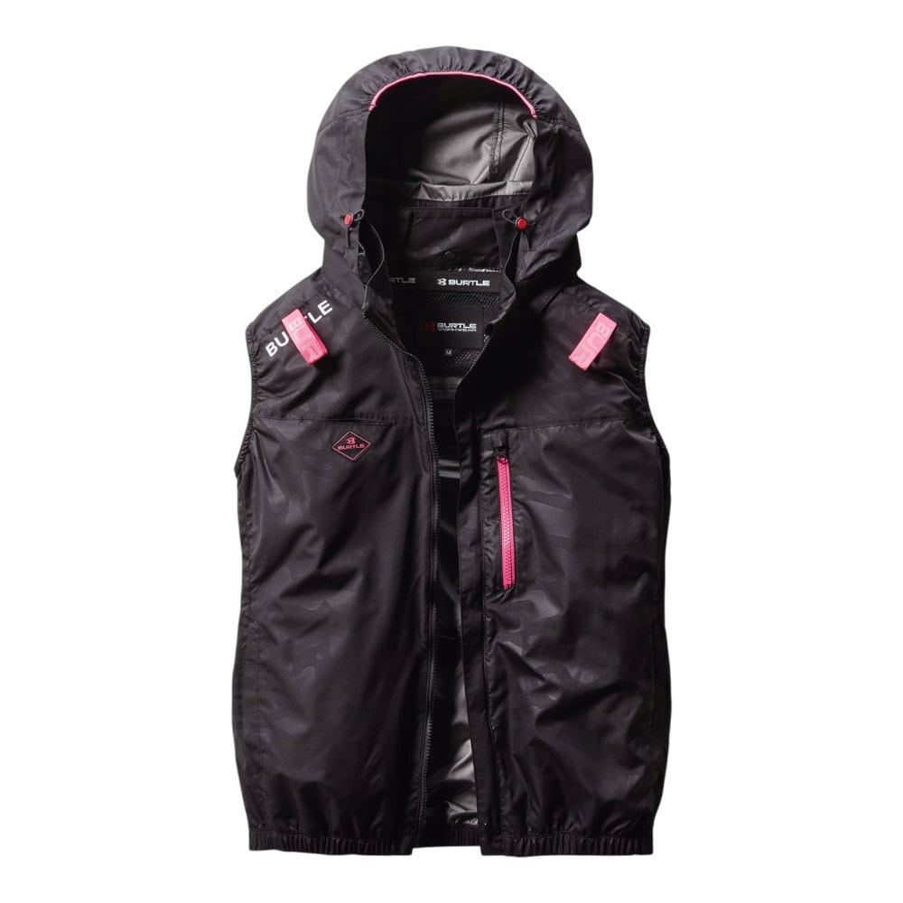 【予約商品】バートル　ファン付きウェア　エアークラフト　カモフラブラック　Ｌ　ＡＣ２０６４【申込期限：５月１２日】