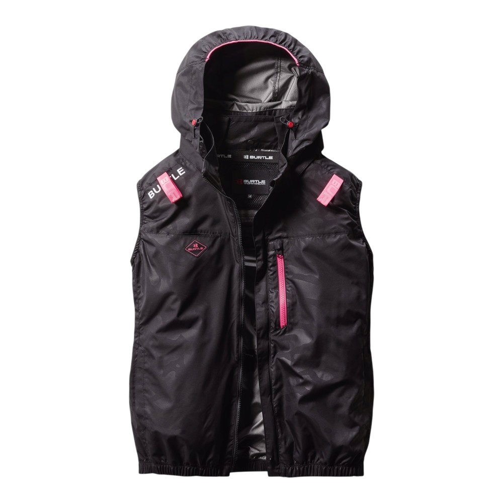 【予約商品】バートル　エアークラフト　スプリットブラック　ＸＬ　ＡＣ２０６４【申込期限：５月１２日】