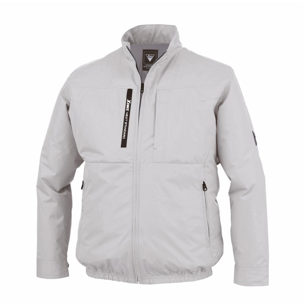 ジーベック　空調長袖ブルゾン　４Ｌ　シルバーグレー　ＸＥ９８０３５