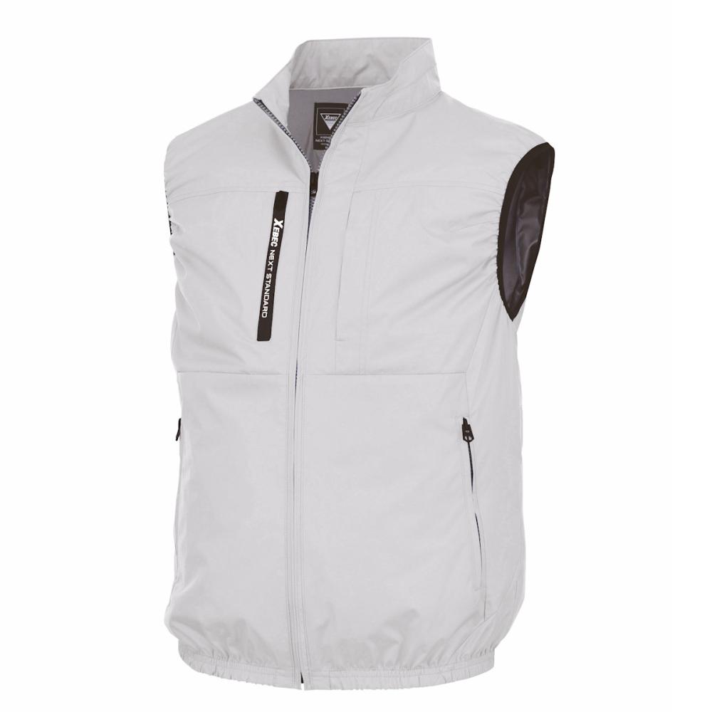 ジーベック　空調ベストブルゾン　Ｓ　シルバーグレー　ＸＥ９８０３６