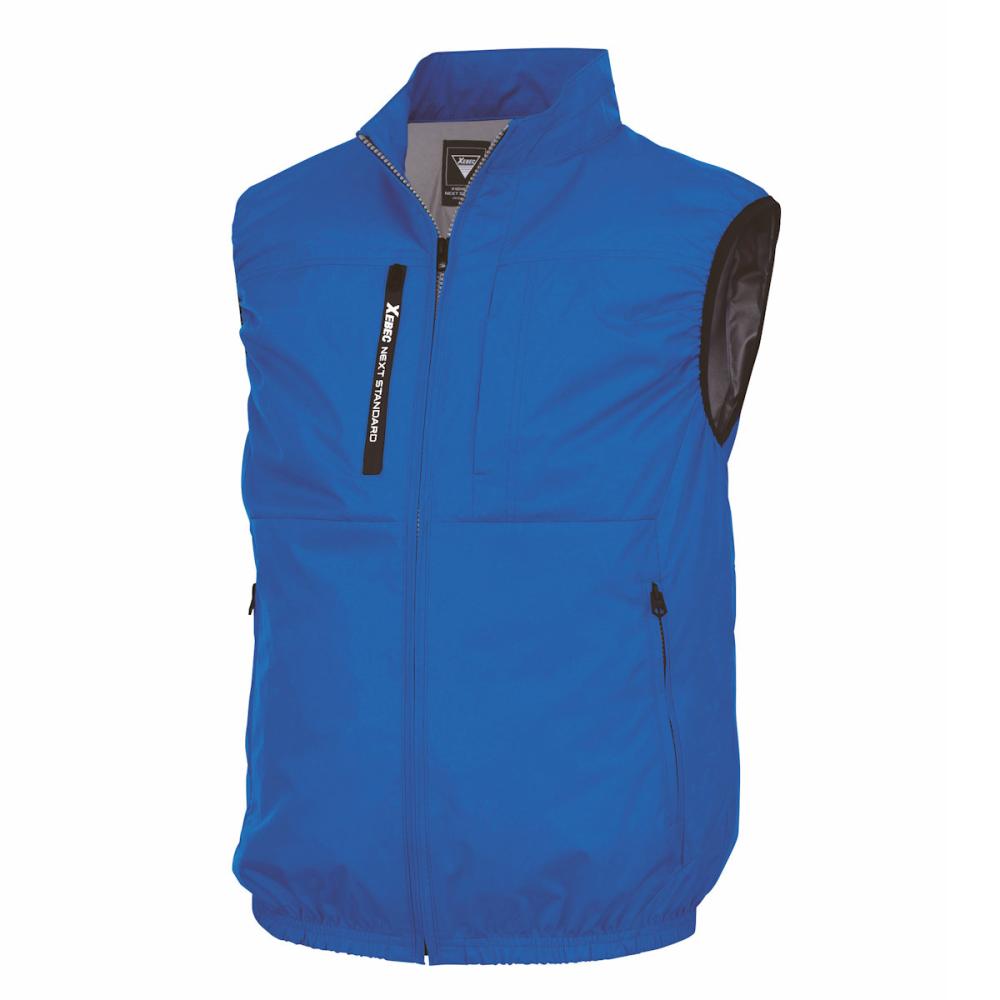 ジーベック　空調ベストブルゾン　４Ｌ　ブルー　ＸＥ９８０３６