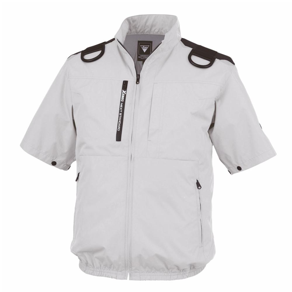 ジーベック　空調半袖ハーネスブルゾン　Ｓ　シルバーグレー　ＸＥ９８１０８