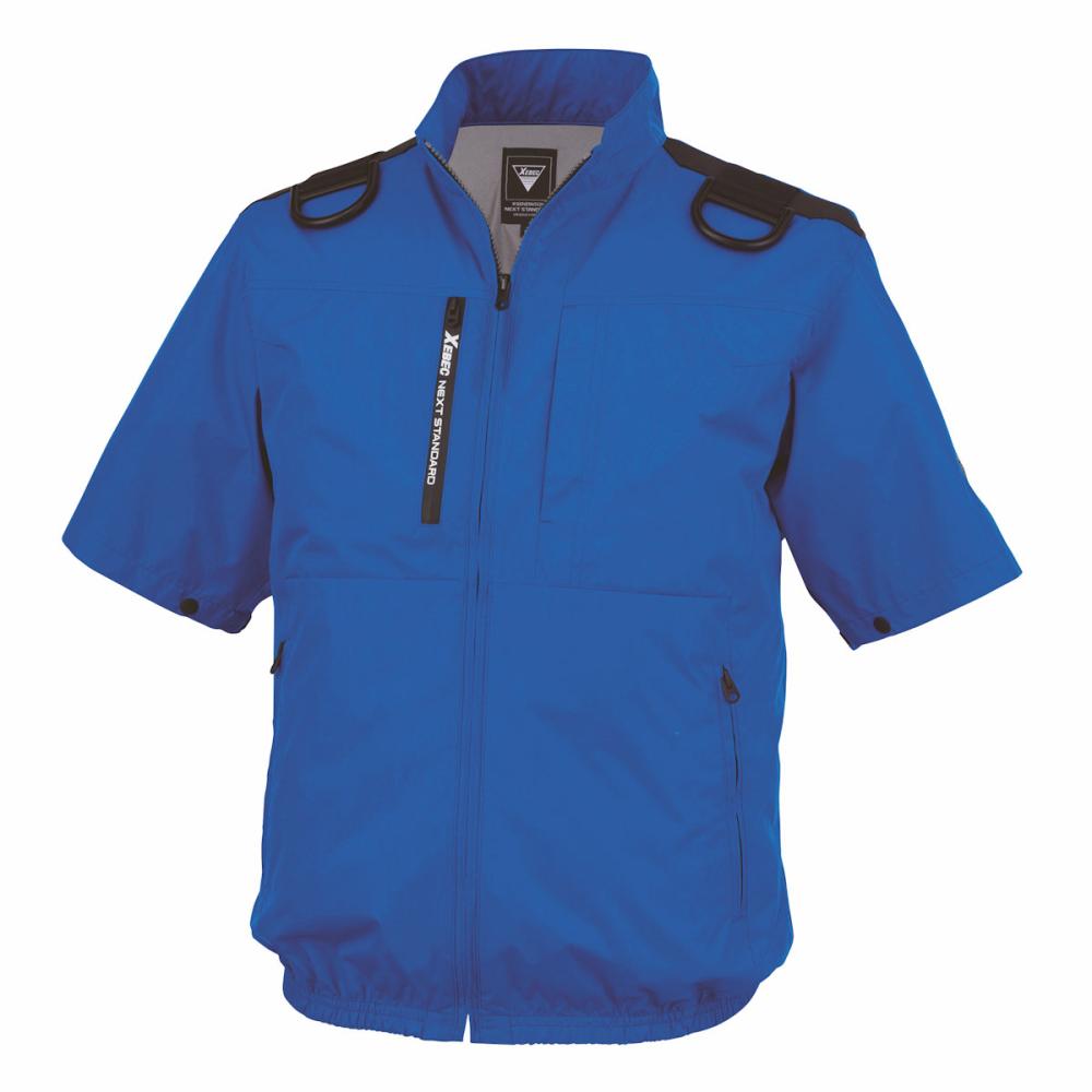 ジーベック　空調半袖ハーネスブルゾン　Ｍ　ブルー　ＸＥ９８１０８