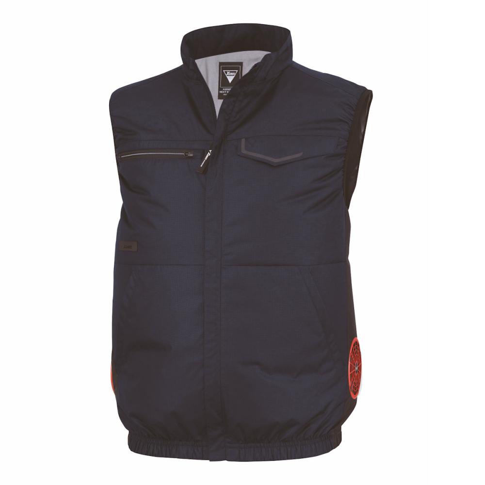 ジーベック　空調ベストブルゾン　Ｓ　ディープネイビー　ＸＥ９８０３９