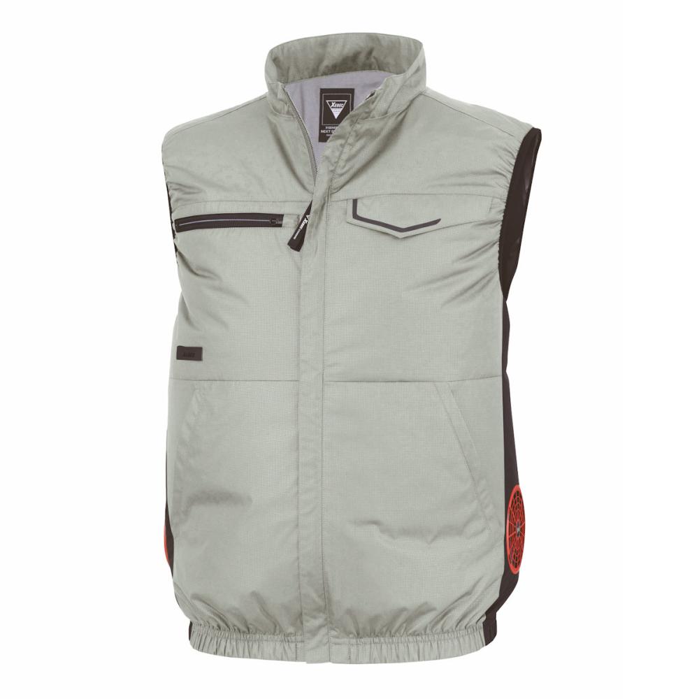 ジーベック　空調ベストブルゾン　５Ｌ　モスグリーン　ＸＥ９８０３９