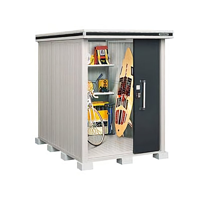 ヨド物置　エルモ　一般・積雪共用型　間口１５１×奥行２２１×高さ２１２ｃｍ　ショコラウッド　ＬＭＤ－１５２２ＣＷ