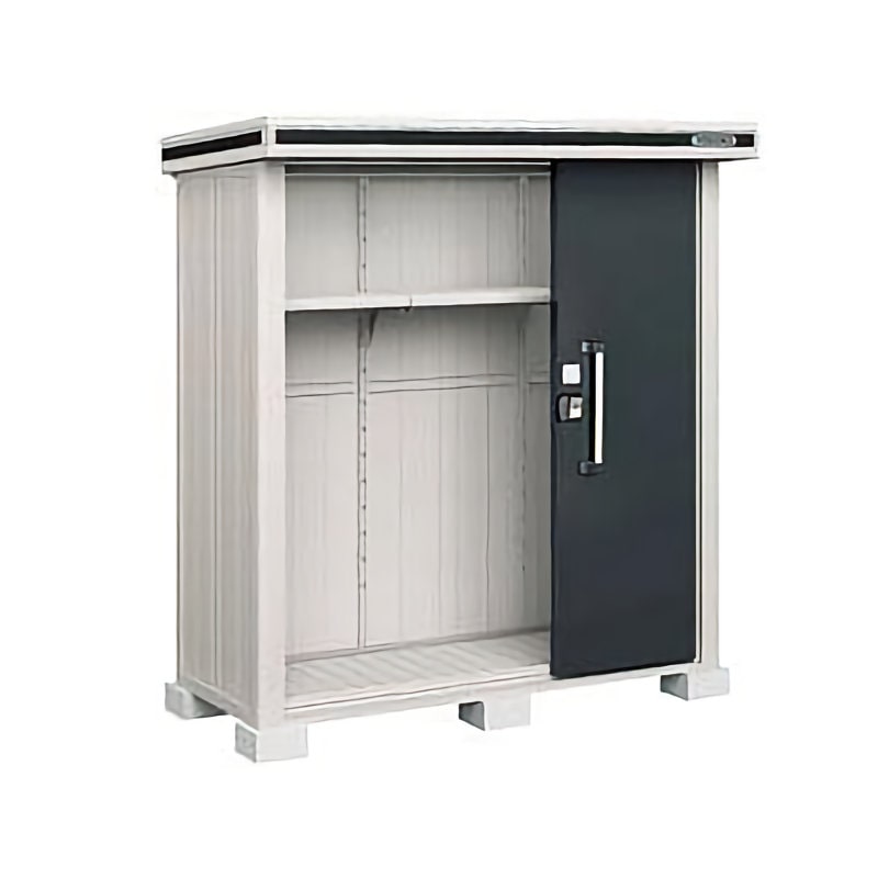 ヨド物置　エルモ　一般・積雪共用型　間口１８６×奥行８１×高さ２１２ｃｍ　ショコラウッド　ＬＭＤ－１８０８ＣＷ