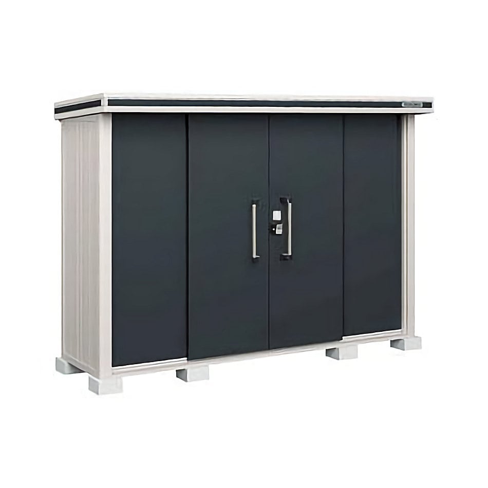 ヨド物置　エルモ　一般型　間口２９１×奥行８１×高さ２１２ｃｍ　ショコラウッド　ＬＭＤ－２９０８ＣＷ