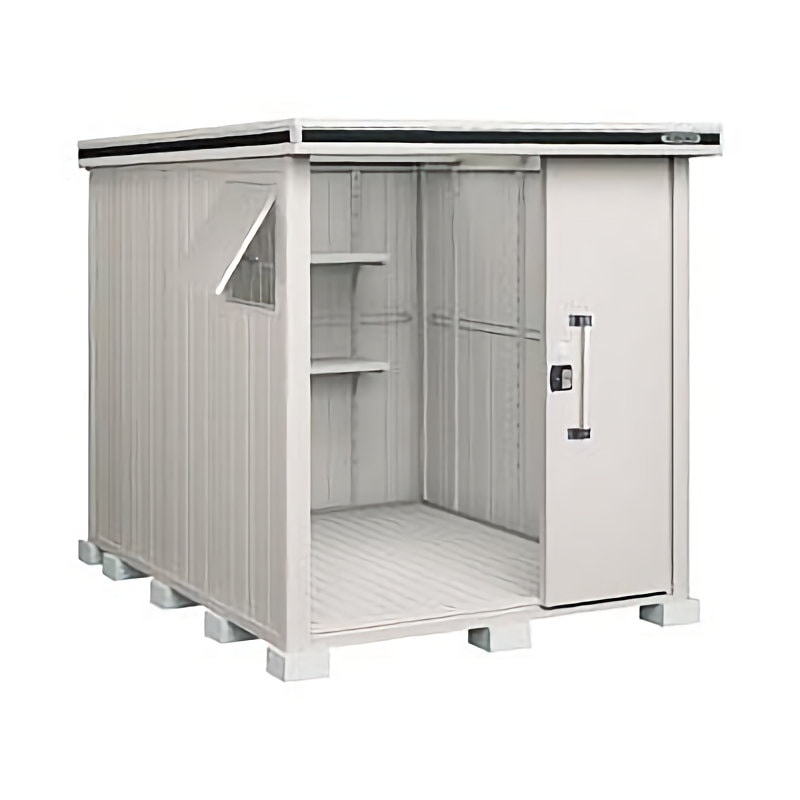 ヨド物置　エルモ　積雪型　間口１８６×奥行２５６×高さ２３６ｃｍ　ショコラウッド　ＬＭＤＳ－１８２５ＨＣＷ