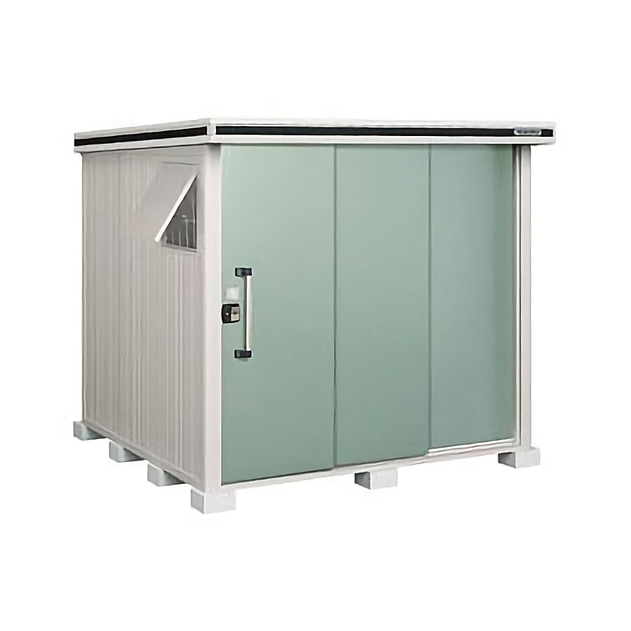 ヨド物置　エルモ　積雪型　間口２２１×奥行２２１×高さ２３６ｃｍ　ショコラウッド　ＬＭＤＳ－２２２２ＨＣＷ