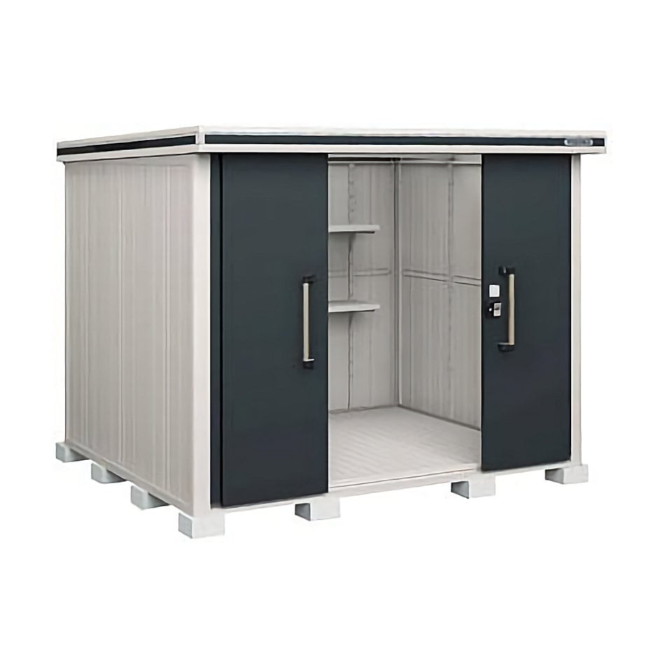 ヨド物置　エルモ　積雪型　間口２５６×奥行２２１×高さ２３６ｃｍ　ショコラウッド　ＬＭＤＳ－２５２２ＨＣＷ