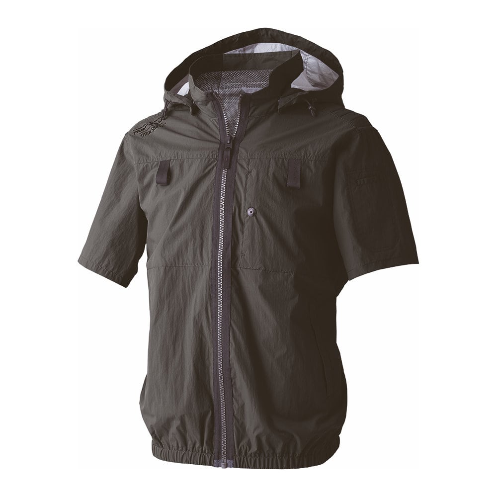 山真製鋸　アイスマンハイバック半袖　ブラック　Ｌ　ＩＨＨ－ＢＫ－Ｌ－ＳＥＴ