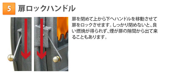 扉ロックハンドル