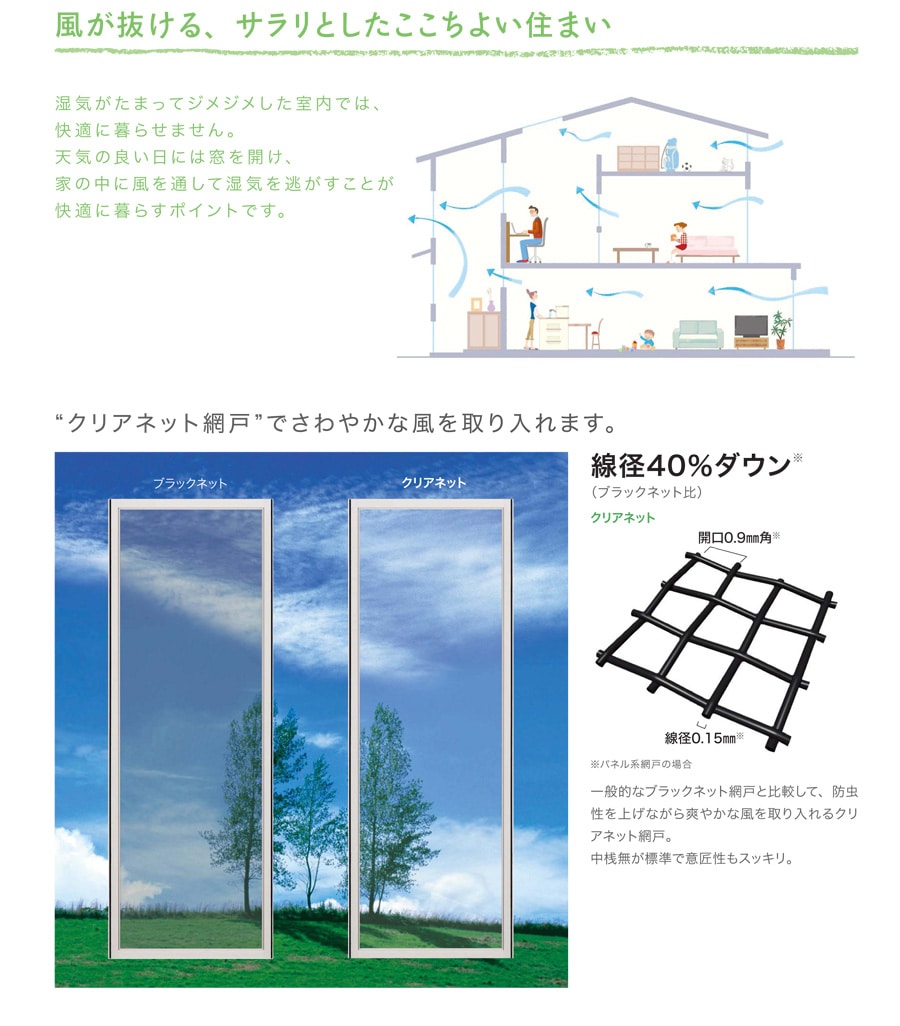 風が抜ける、サラリとしたここちよい住まい