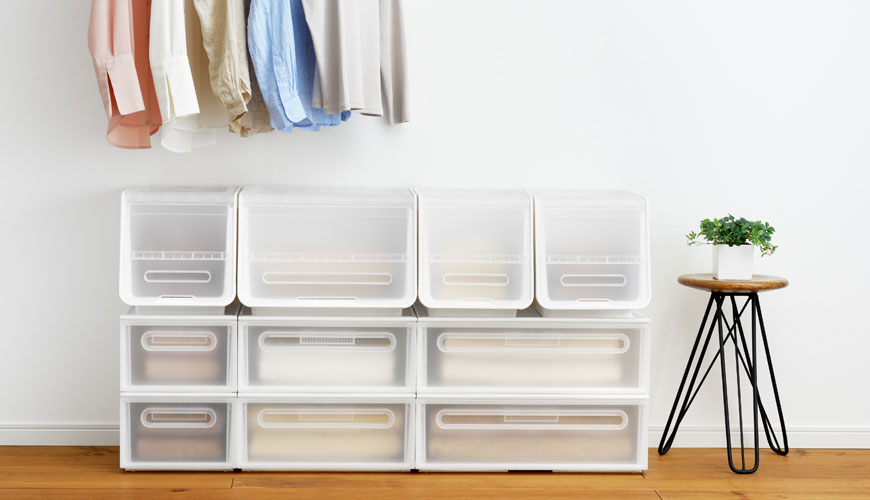 フラップボックスと組み合わせて積み重ねが可能！！