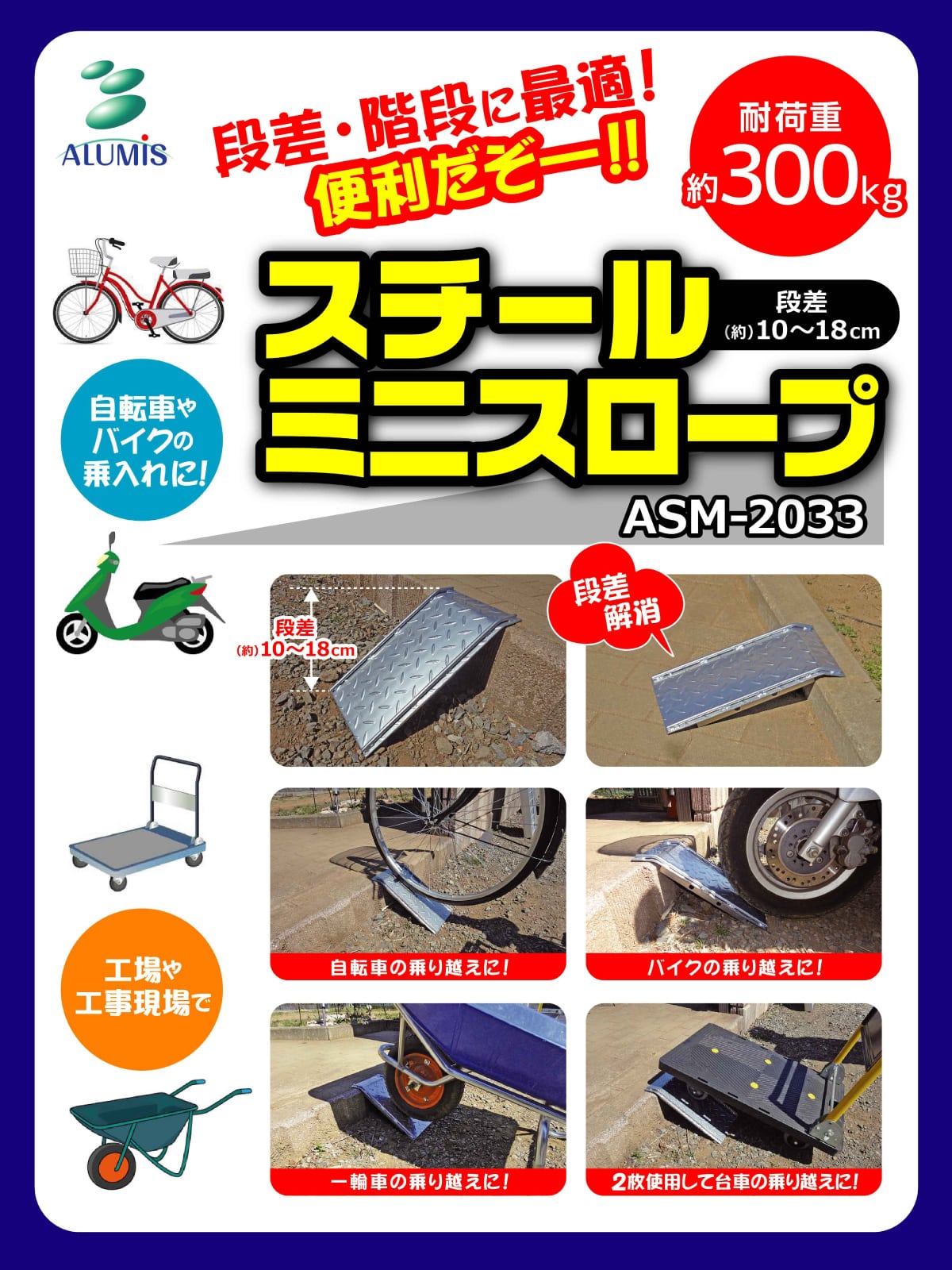 スチールミニスロープ