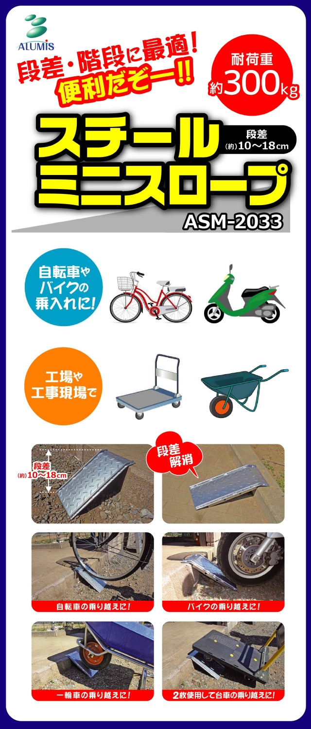 スチールミニスロープ