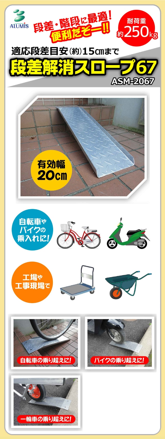 スチールミニスロープ