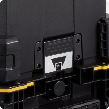 工具ボックス交換用連結ロックパーツ使用シーン