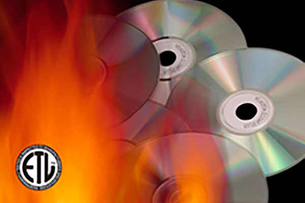 ETLデジタルメディア耐火性能テスト認定