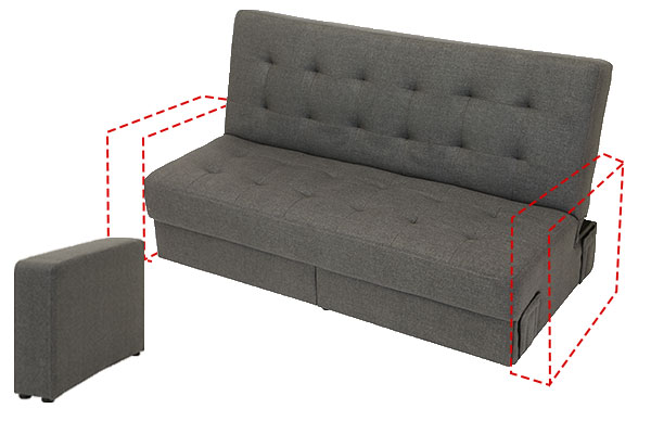 ローソファーとしても使える