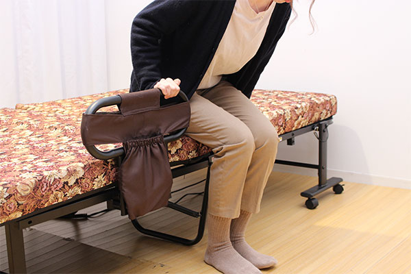 便利な手すり付き