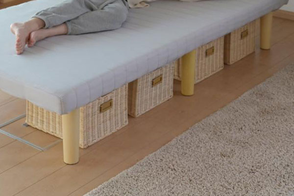 収納できる床下高さ