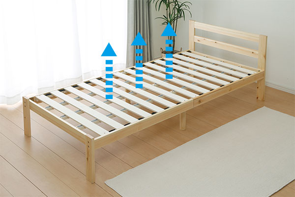 通気性が良いすのこ床板