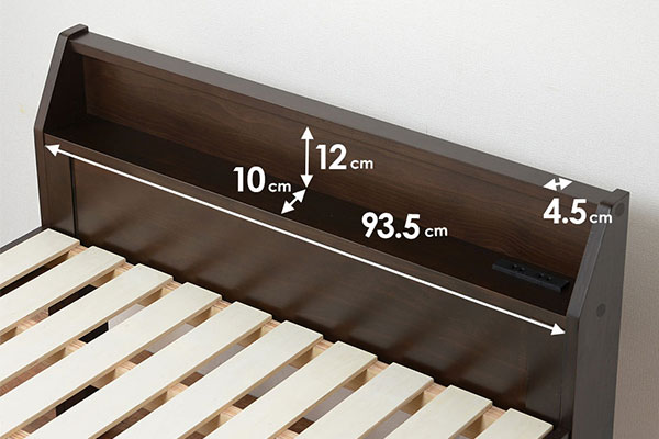 便利な宮付き・2口コンセント付き