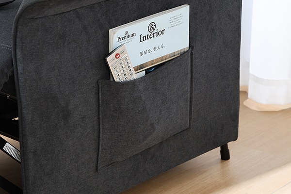 便利な収納ポケット付き