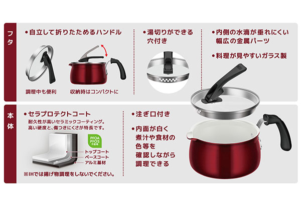 使いやすさにこだわった便利な機能がたくさん！