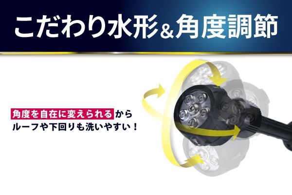 こだわり水形＆角度調整