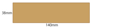 38mm×140mm