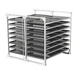 アルミ製苗棚水平式64枚用