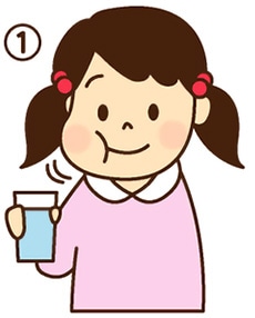うがいの方法