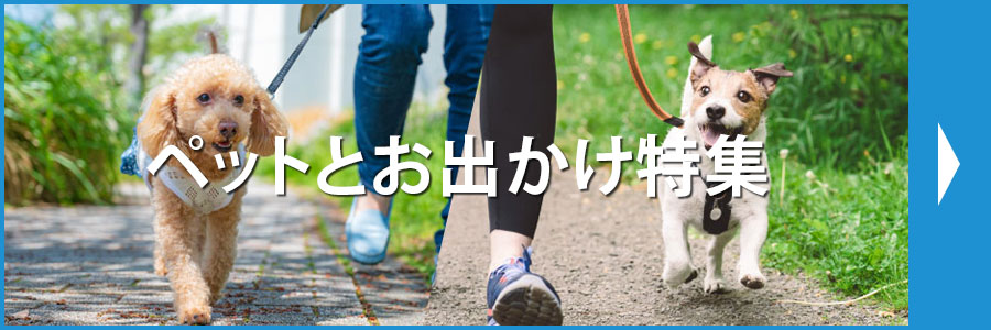 ペットとお出かけ特集