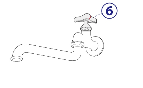 【単水栓】ハンドル交換して使いやすく / 回転ハンドルの交換