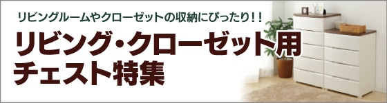 リビング・クローゼット用チェスト特集
