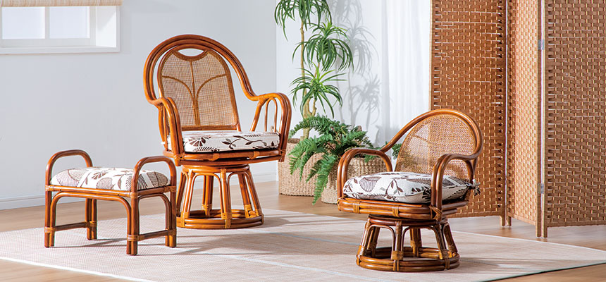 ラタン家具特集